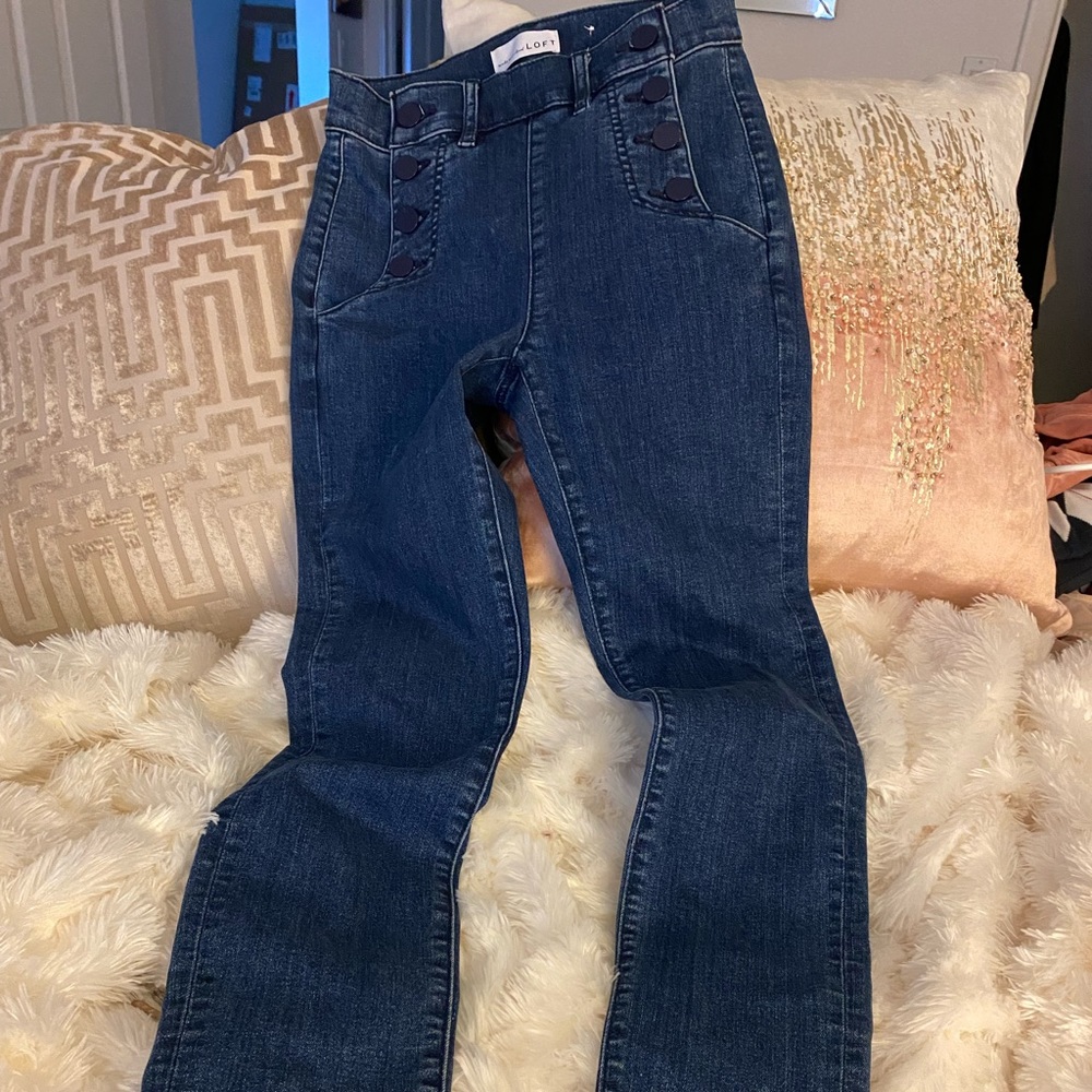 👖👖👖HIGH WAISTED SKINNY JEANS/ SAILOR STYLE